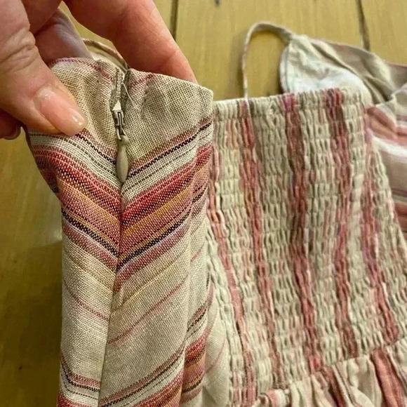 Anthropologie Women's Sleeveless Crop Stretchy Strappy knotted Sexy Summer Top M - Picture 6 of 12